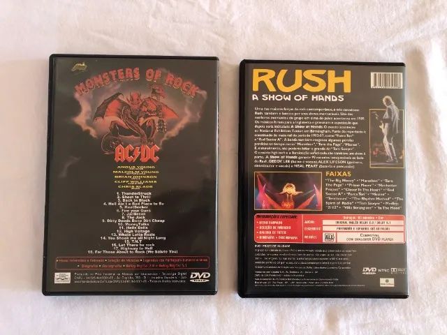 Rush (a Show Of Hands) + Ac / Dc (live) - Combo 2 Dvds - Foto 2