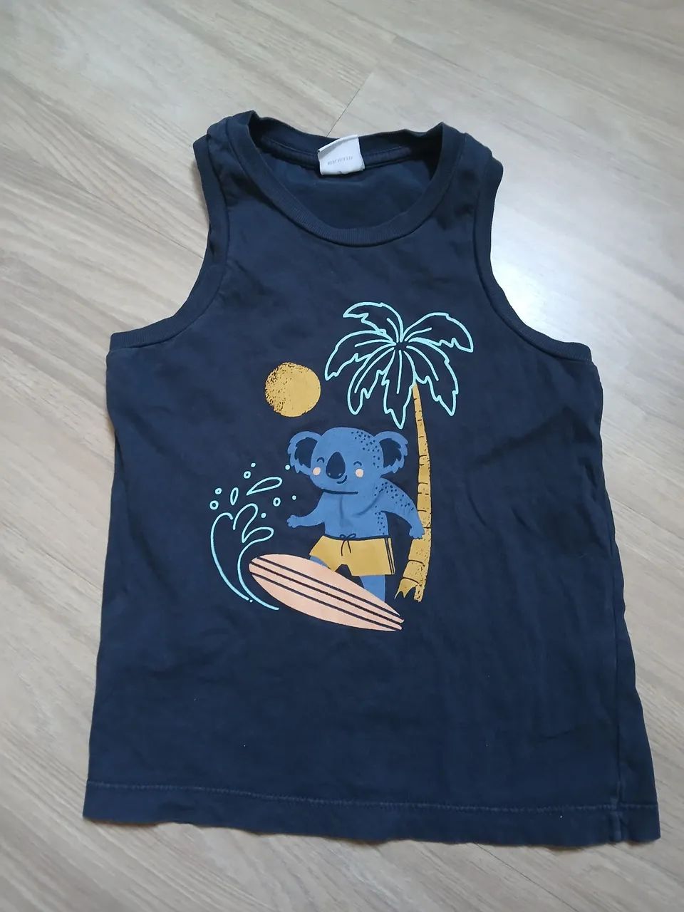 Blusa regata azul infantil