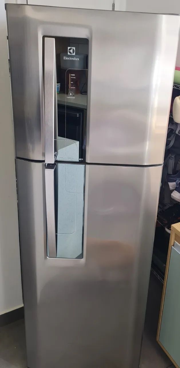 Refrigerador Electrolux Frost Free 382l DF42X Inox Usado - Foto 2