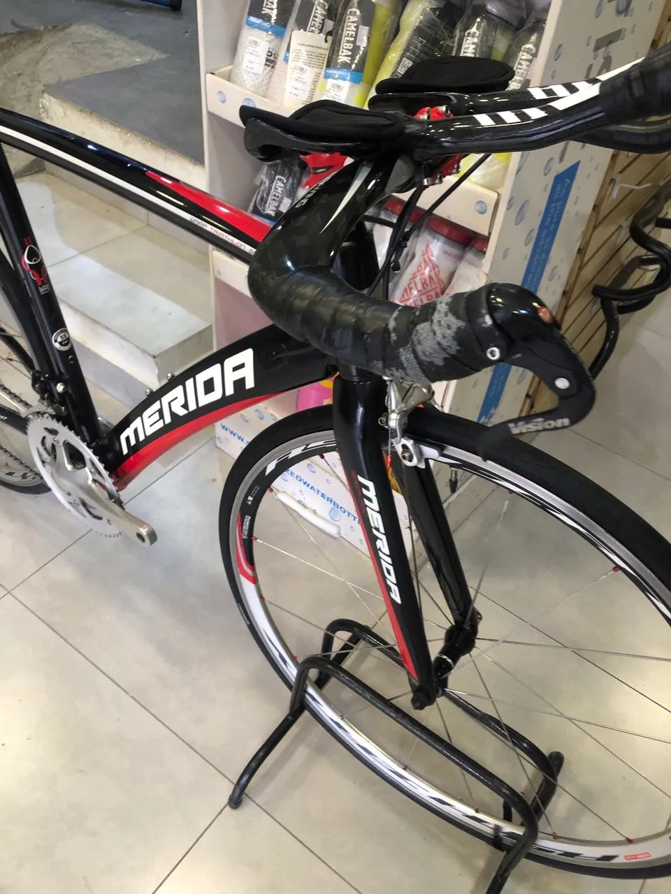 Bicicleta Triathlon Merida Warp 20v Shimano  - Foto 5