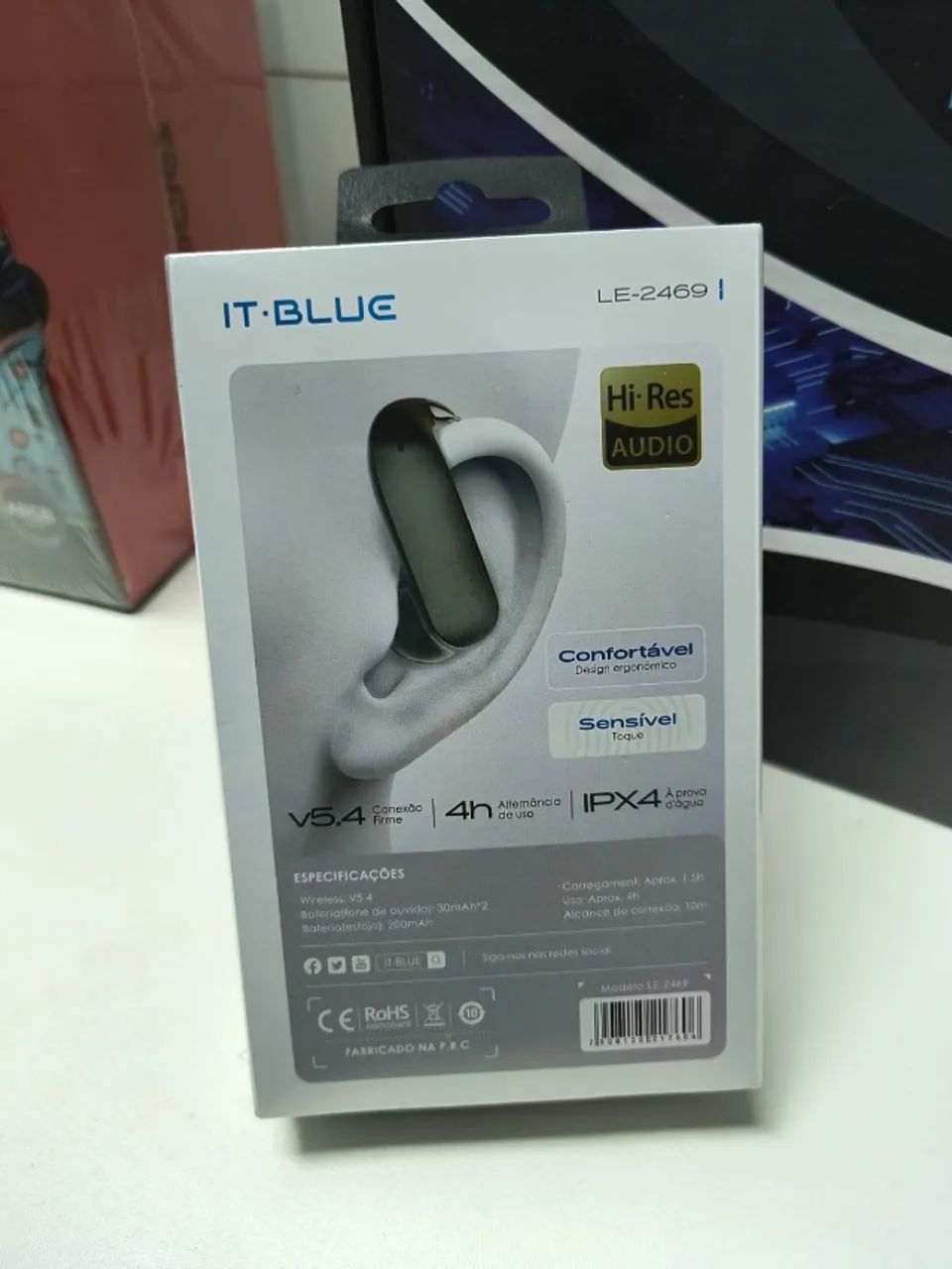 Fone Bluetooth It-blue Le-2469 - Conforto e Praticidade *ENTREGA GRÁTIS* - Foto 2