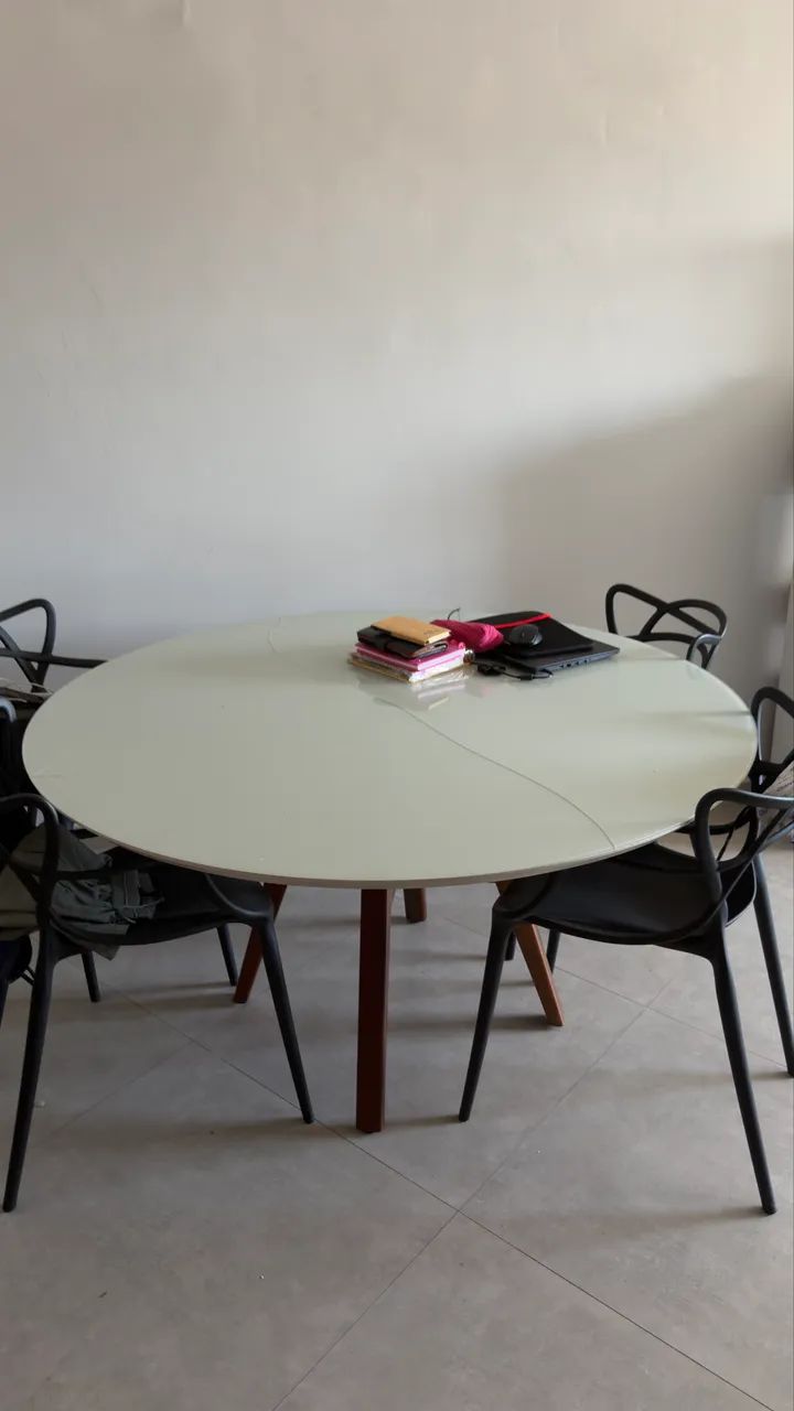 Mesa 6 lugares de vidro  - Foto 3