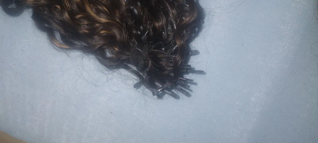Cabelo mega hair preparado pra micro link - Foto 4