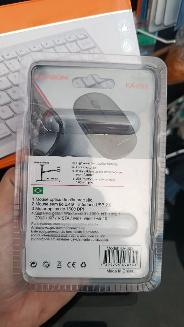 TECLADO BLUETOOTH MOUSE SEM FIO - Foto 4