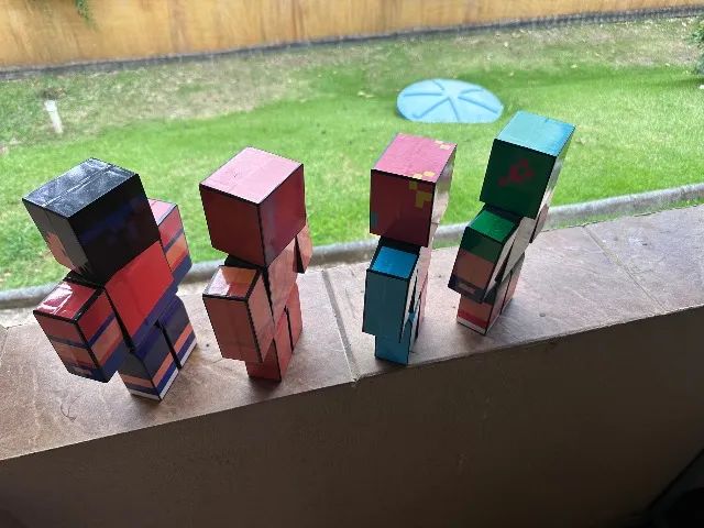Lote Bonecos Minecraft YouTubers 25cm - Foto 4