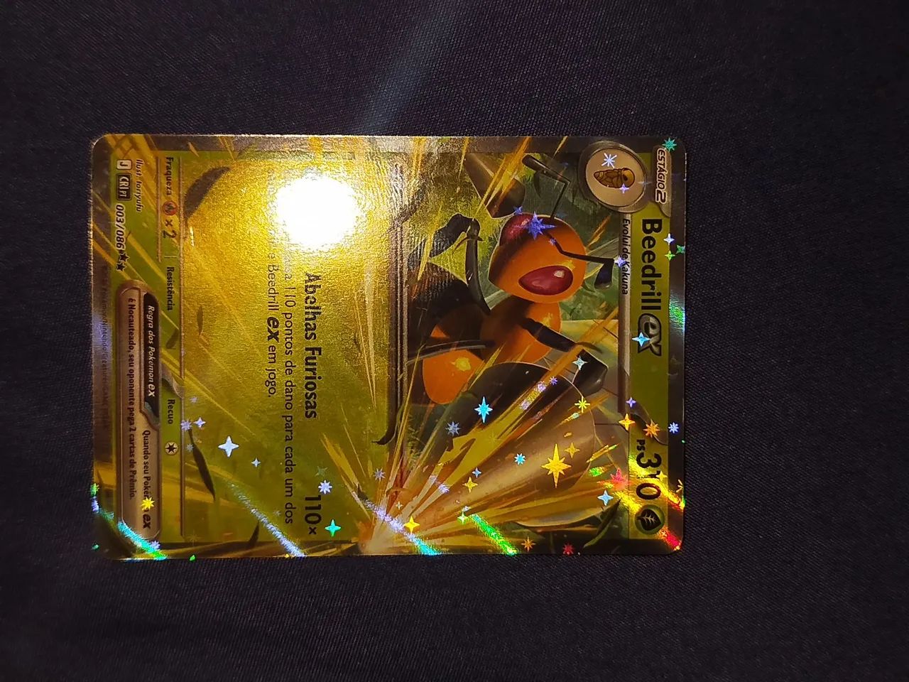 Pokémon Beedrill Ex Português  - Foto 3