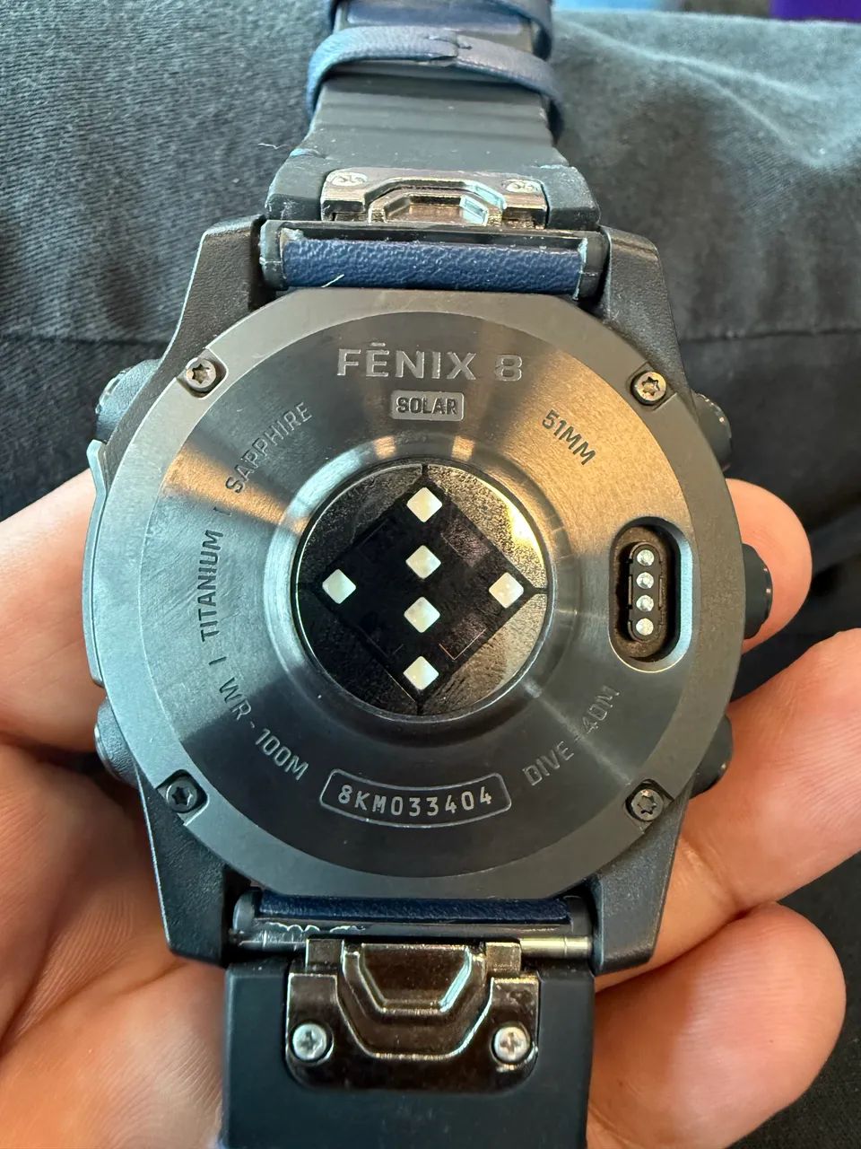 Relógio Garmin Fenix 8 solar 51mm  - Foto 4