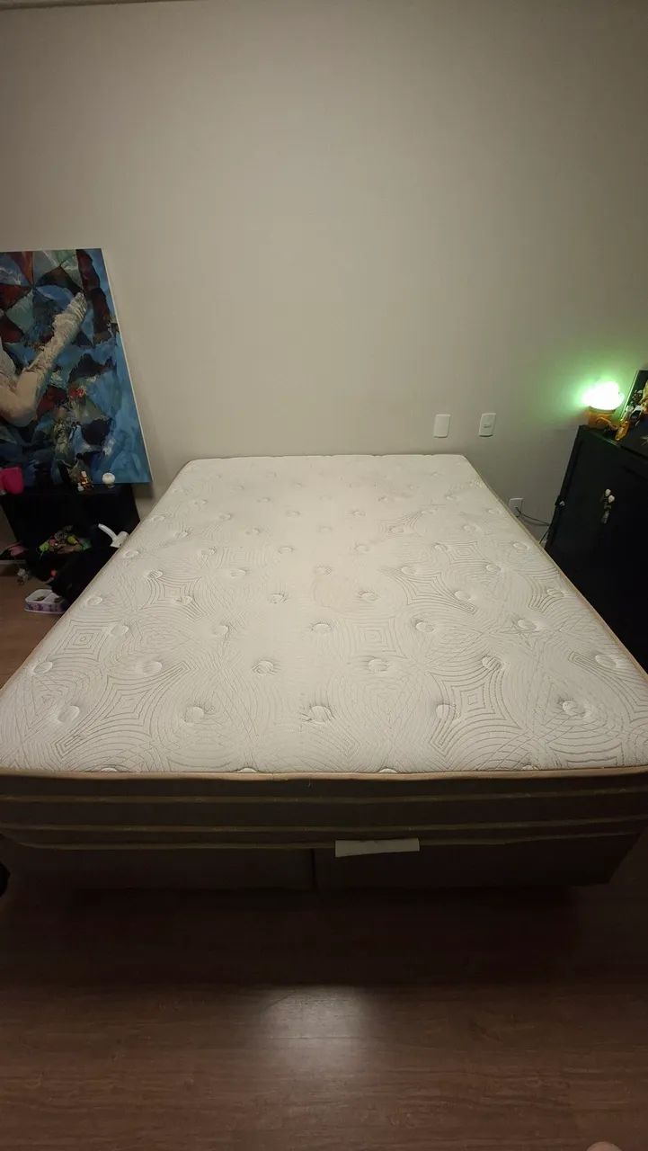 Cama queen size extremamente confortavel!  - Foto 2