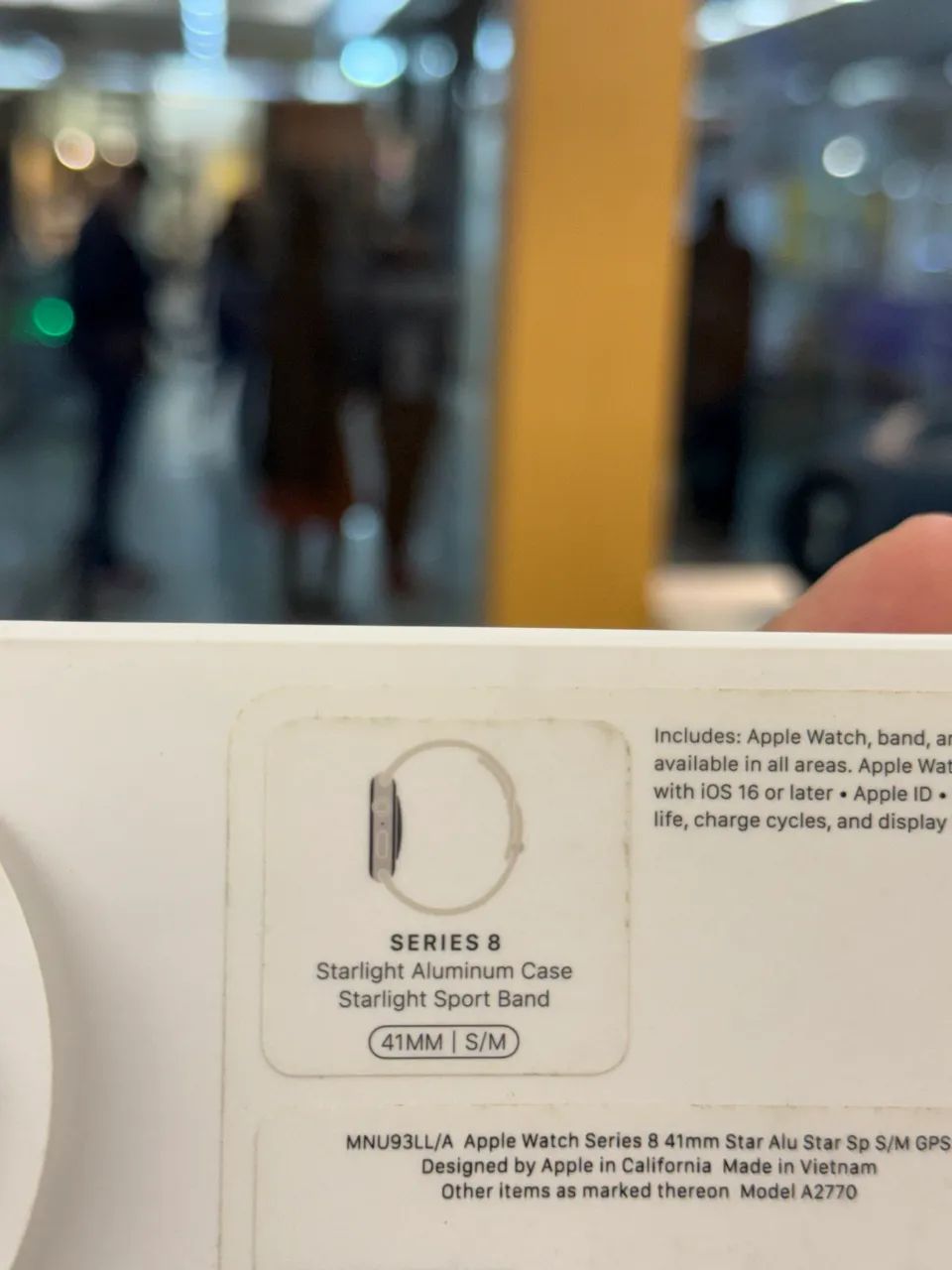 Caixa de Apple Watch série 8 41MM estelar  - Foto 5