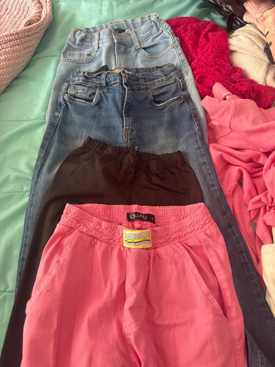 Lote roupa 8 e 10 anos  - Foto 2