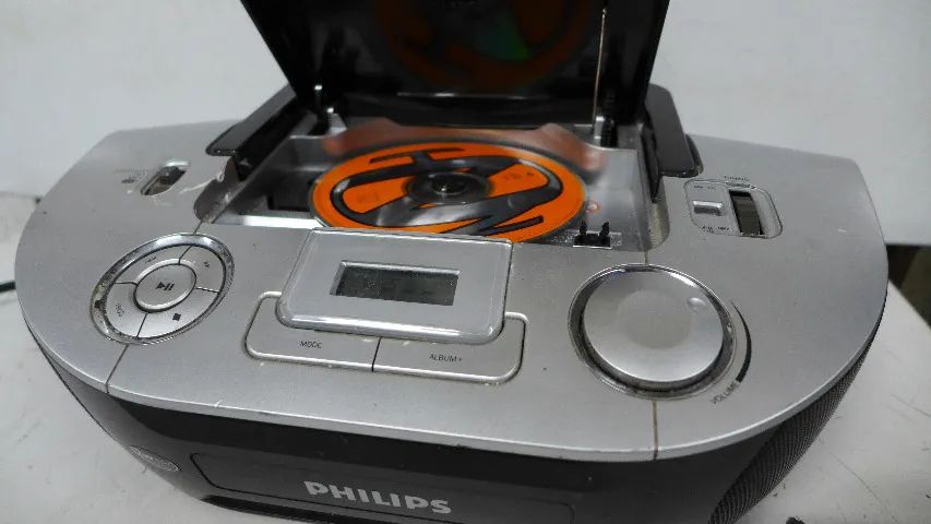 toca cd player radio am fm philips - Foto 4