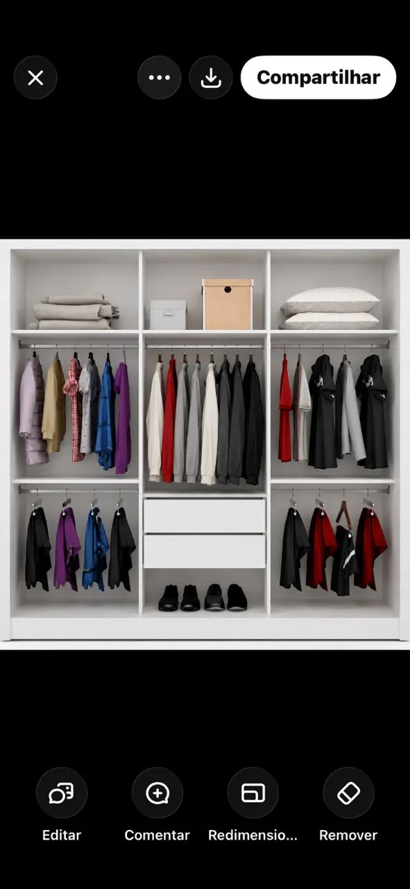 Guarda roupa casal - Foto 2