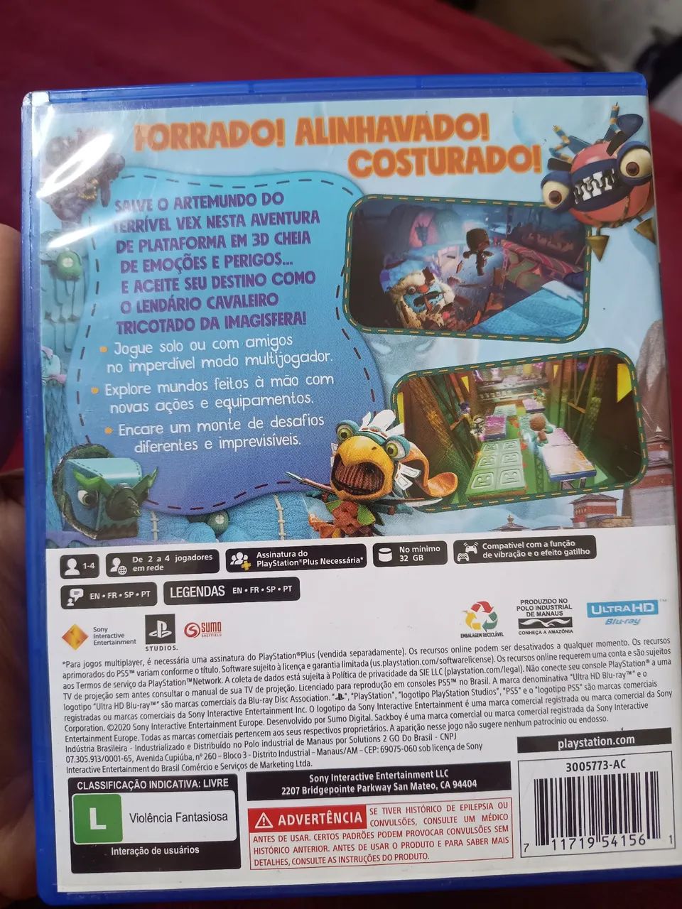 Jogo Sackboy ps5  - Foto 2