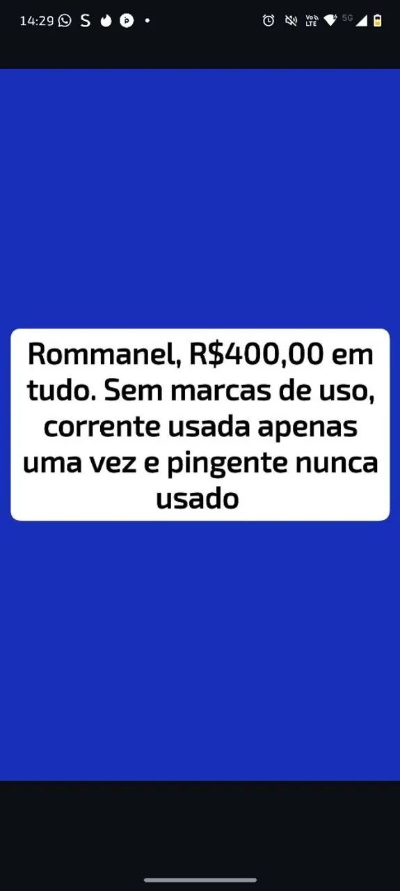 Corrente e pingente rommanel  - Foto 2