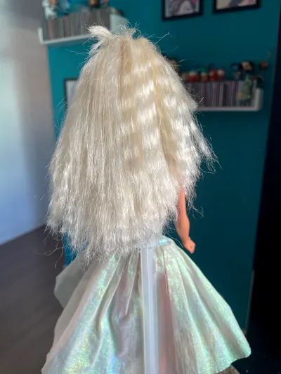 Boneca Barbie Bubble Angel de 1994 - Com avarias Cabelo e Meia - Foto 4