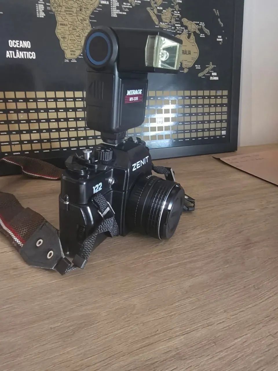 Camera Zenit 122 com Flash