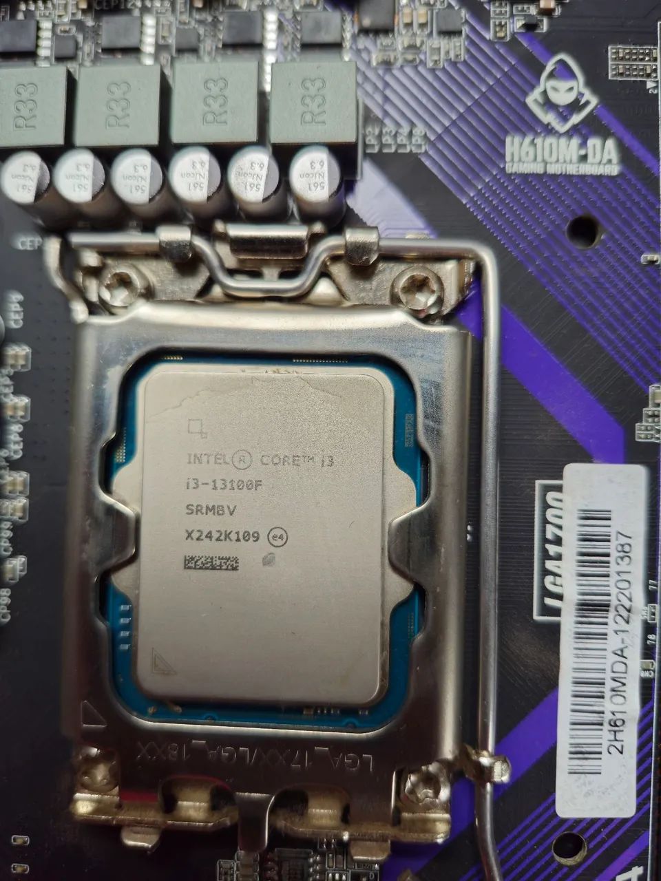 Kit upgrade Intel core i3 13100F + H610M-DA - Foto 2