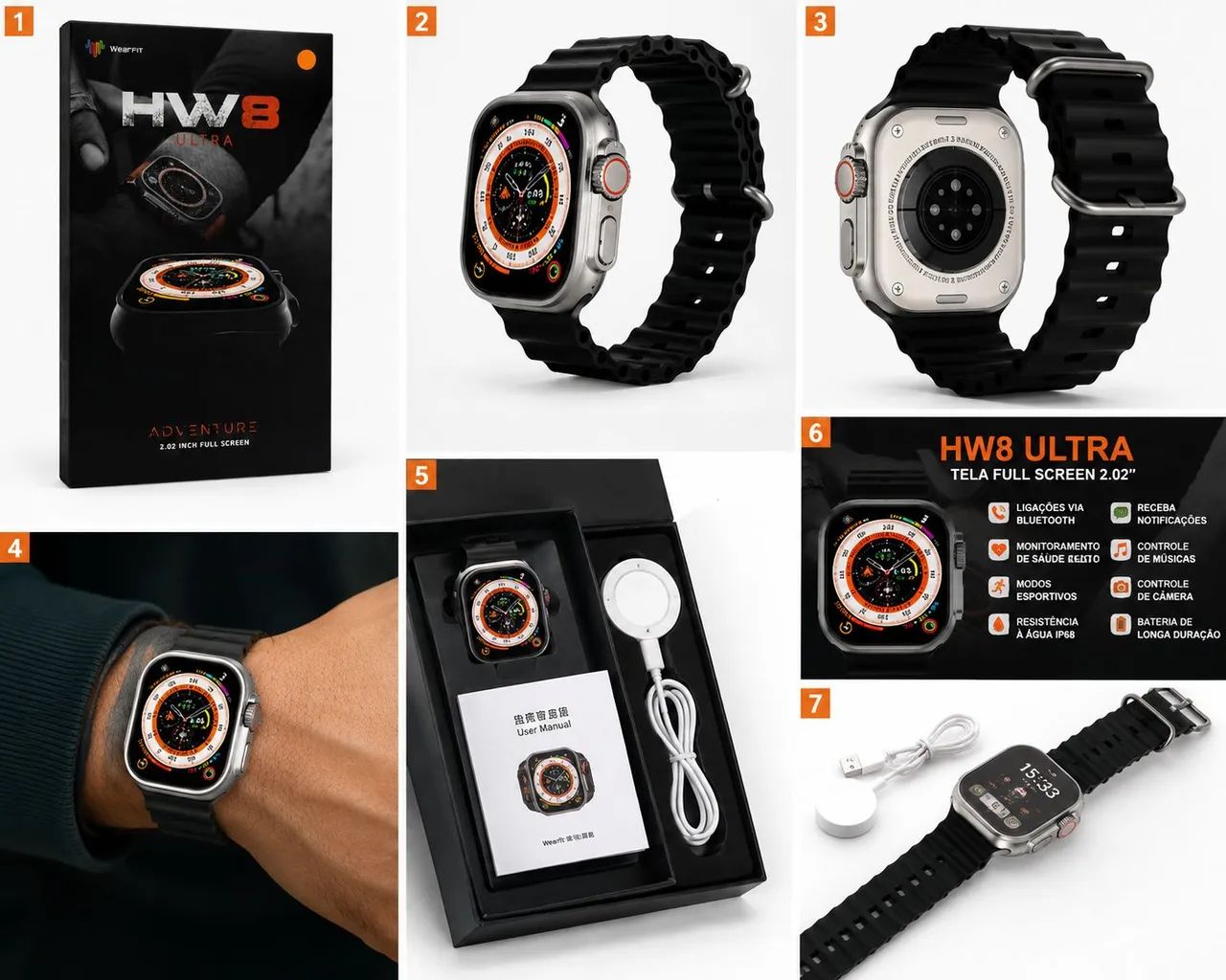 Smartwatch HW8 Ultra - Foto 4