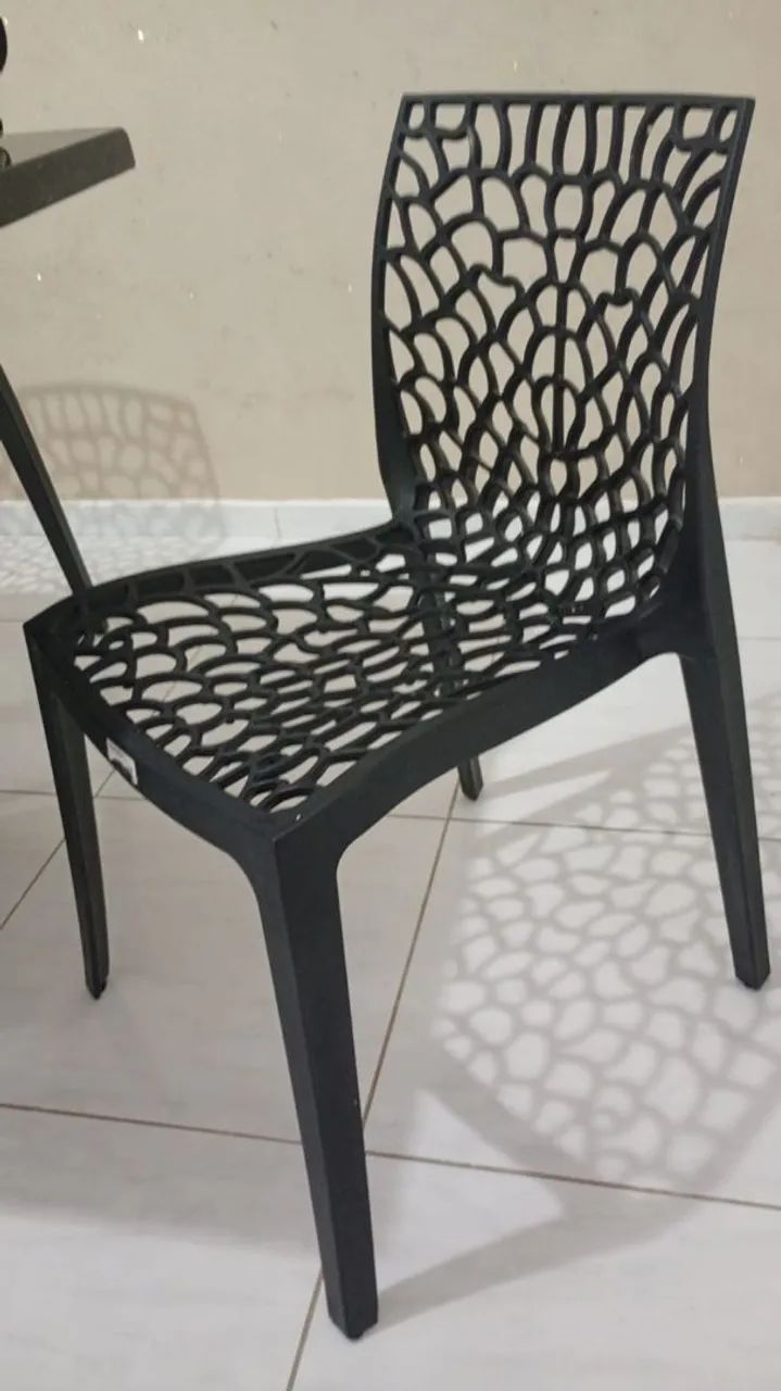 Mesa mármore 80x80 c 4 cadeiras  - Foto 5