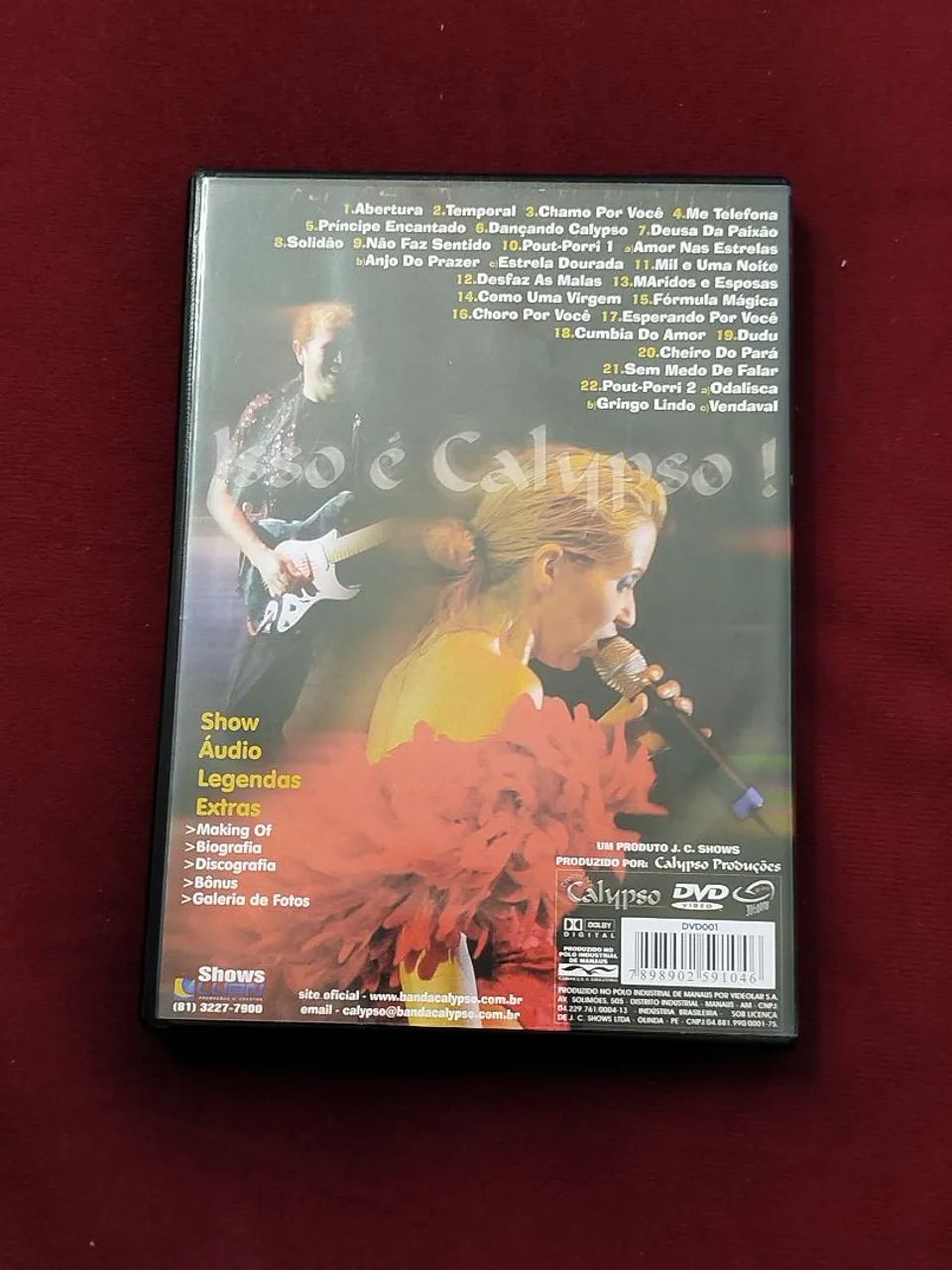 DVD Original Banda Calypso  - Foto 2