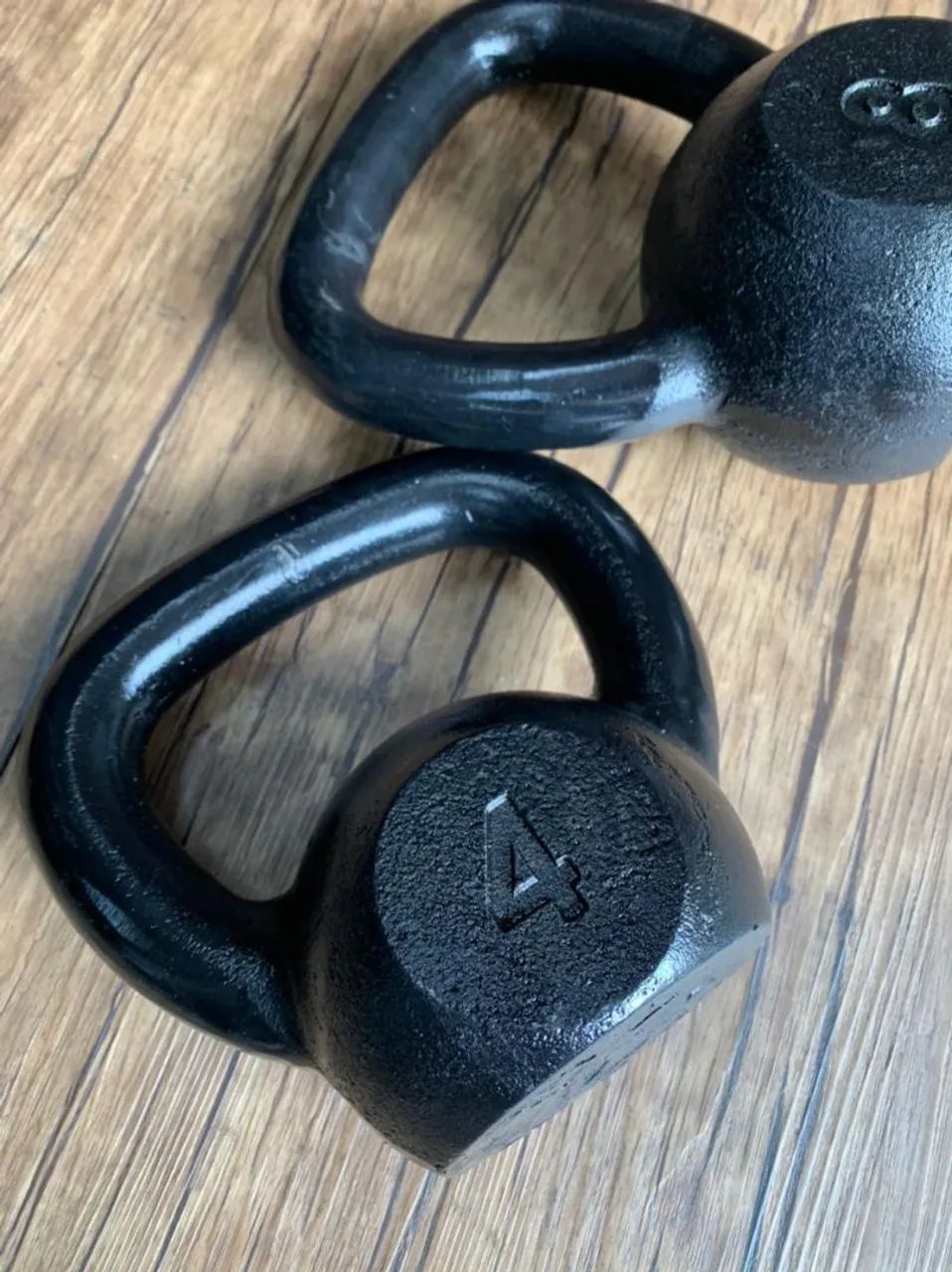 Kettlebell ferro pintado novo - Foto 4