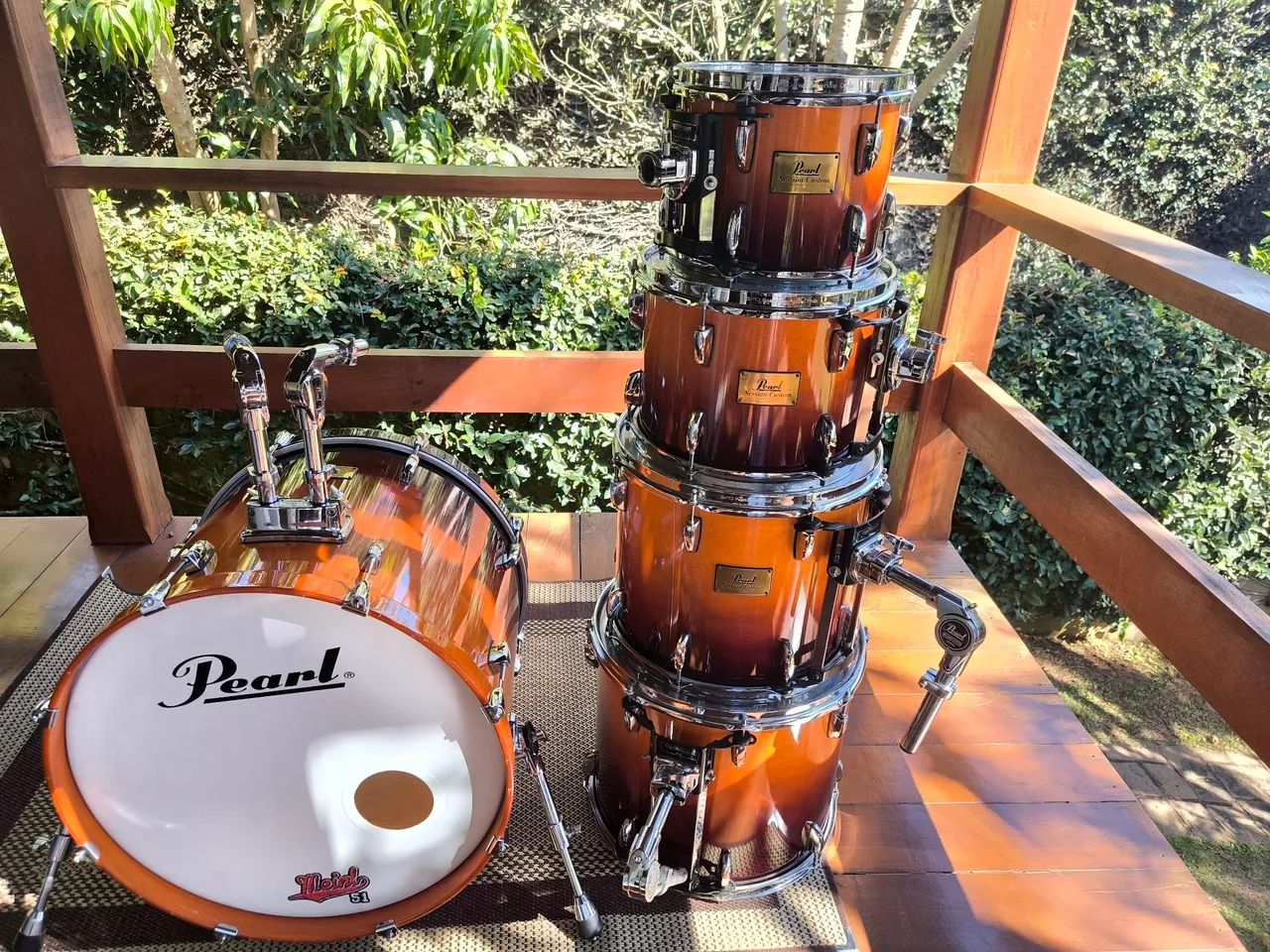 Bateria Pearl Session Custom Maple  - Foto 5