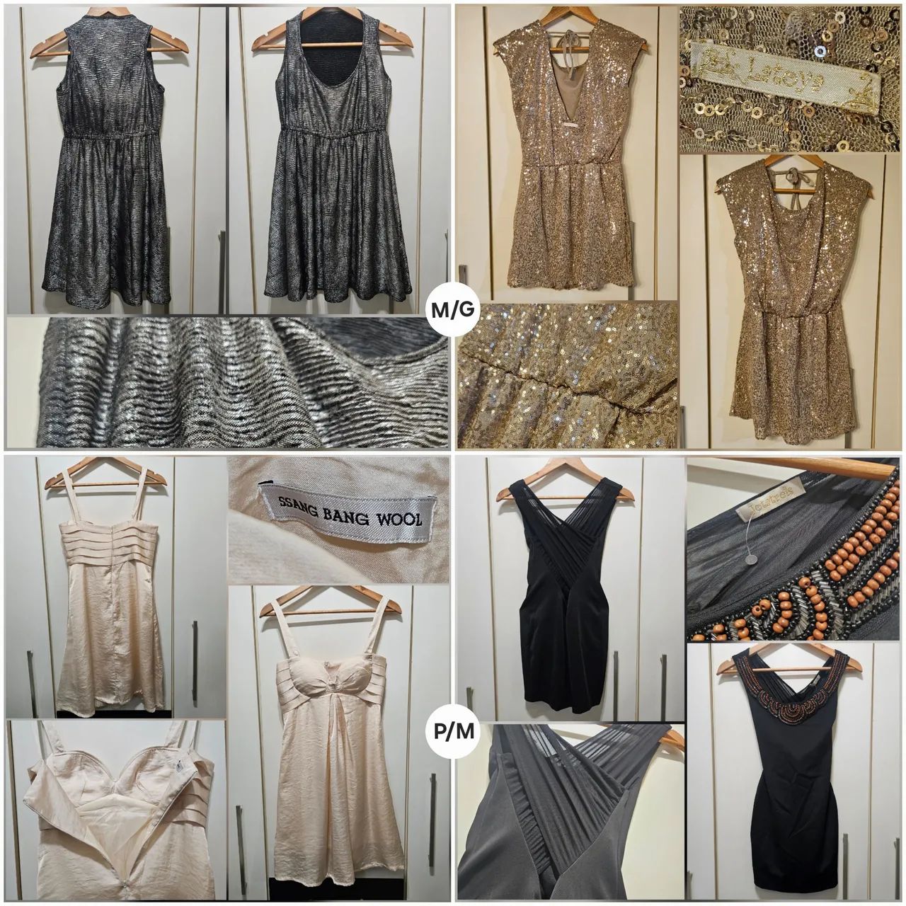 Vestidos Especiais tam M Preço Unitário 