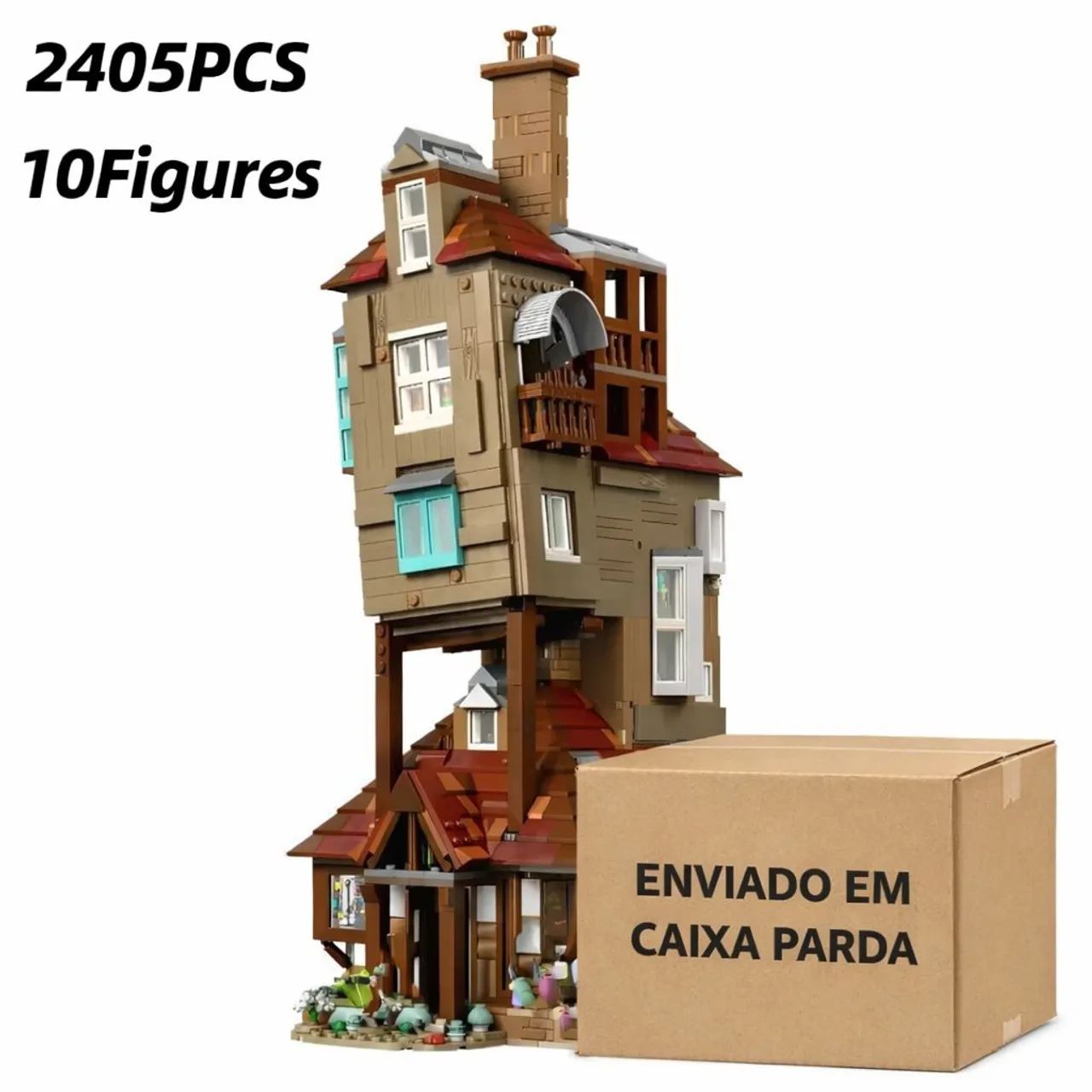 Toca Weasley Harry Potter 2405 peças (Modelo 76437 ) MARCA MEGA - TIPO LEGO  - Foto 2