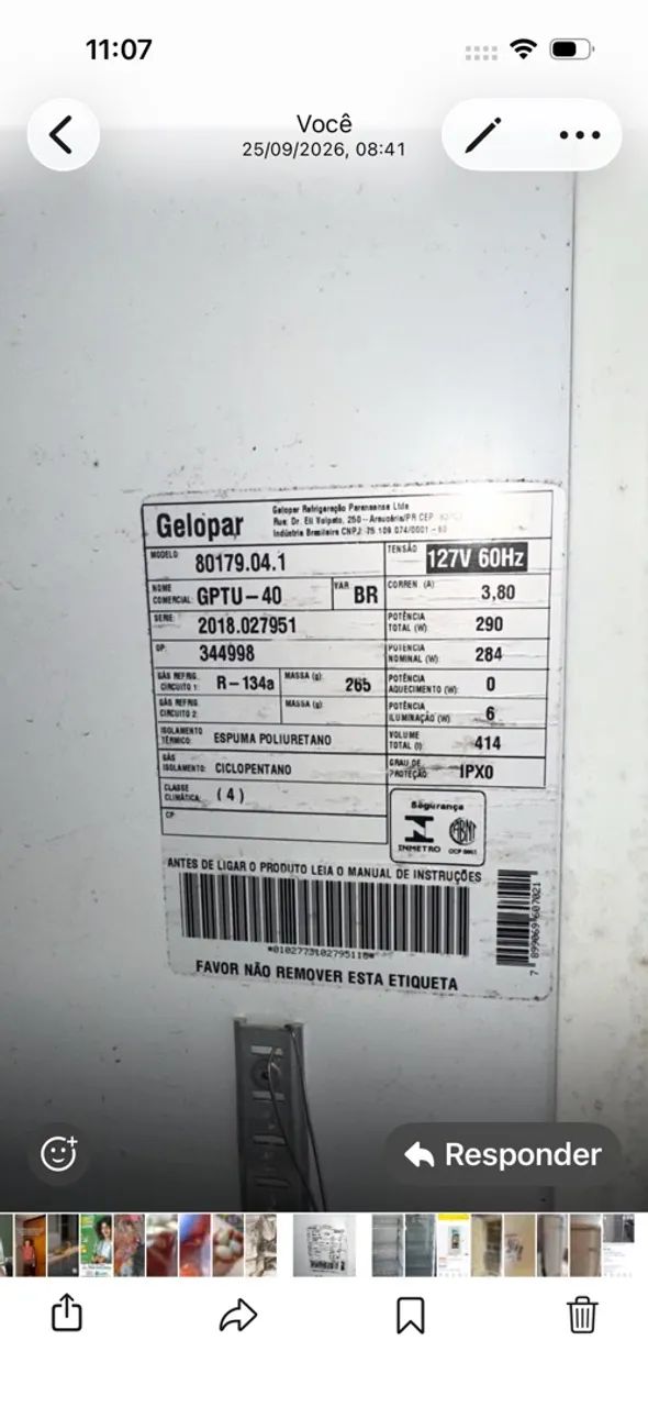 Freezer vertical expositor gelopar - Foto 3