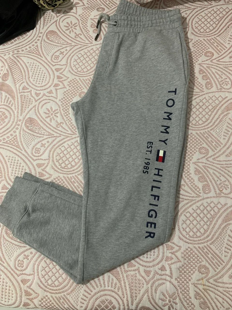 Calça da tommy cinza original 