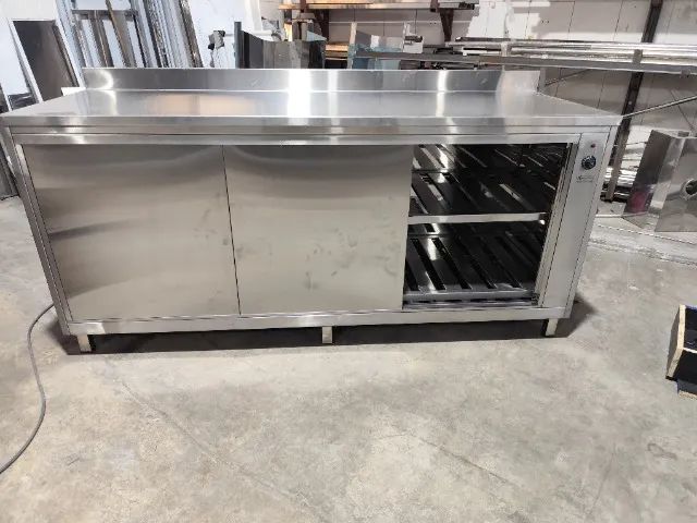 Balcão refrigerado inox condimentadora 2850mm 