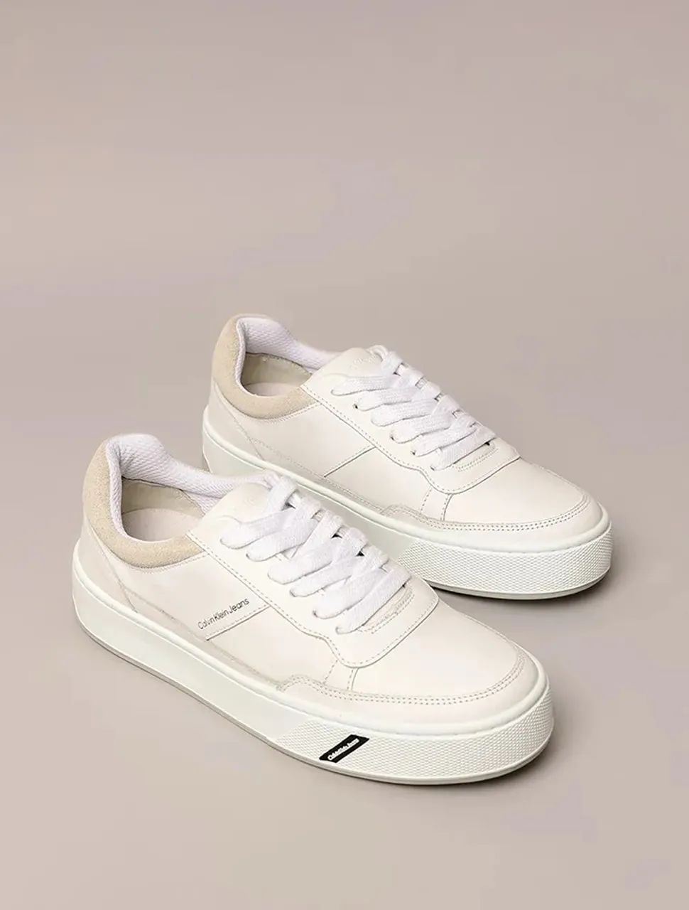 Tênis Calvin Klein Jeans Feminino Palito Basic Branco