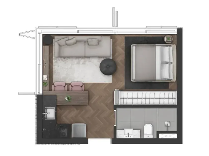 PLANTA 24m²