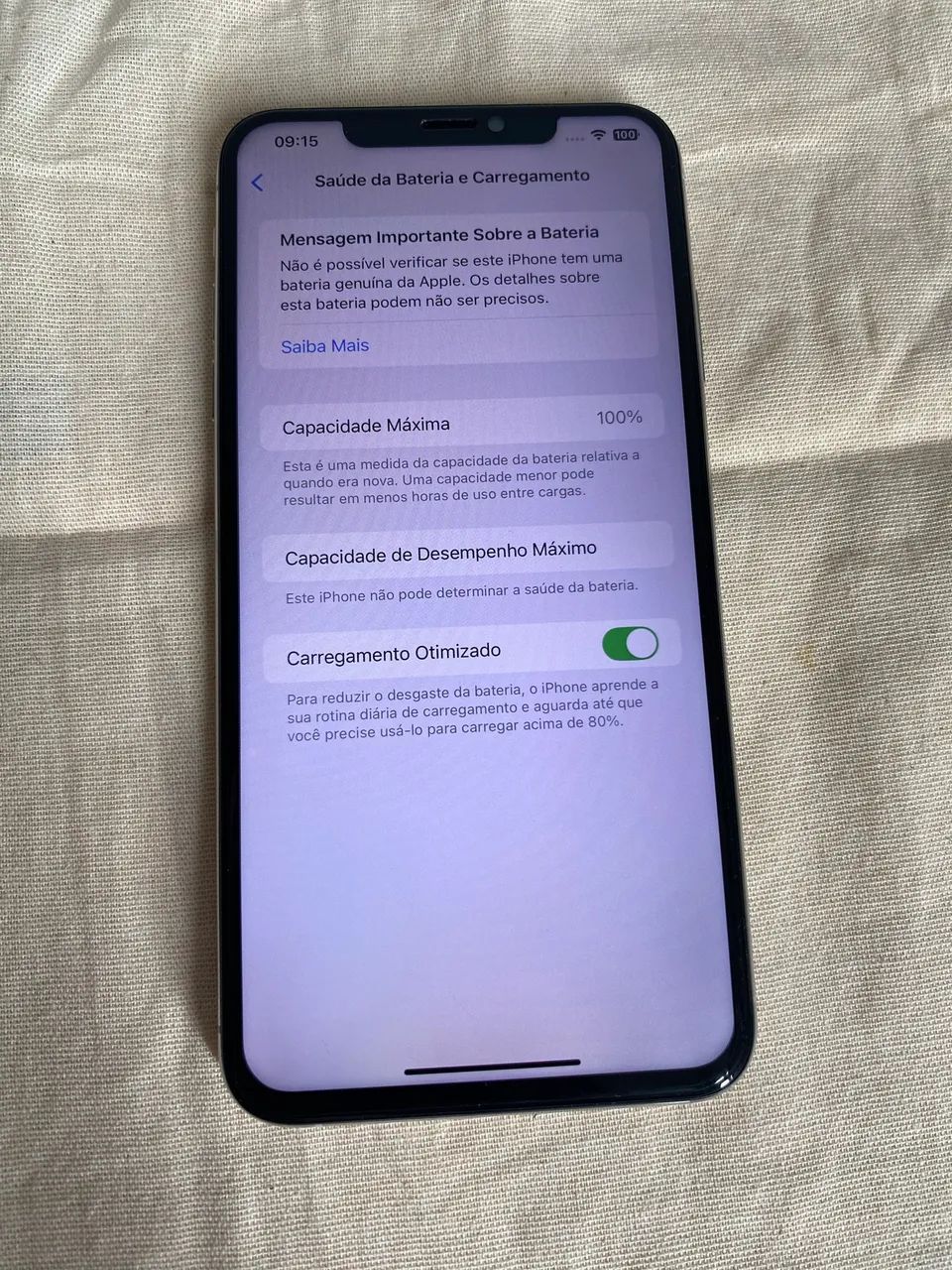 Vendo Iphone XS Max 256Gb Branco  - Foto 2