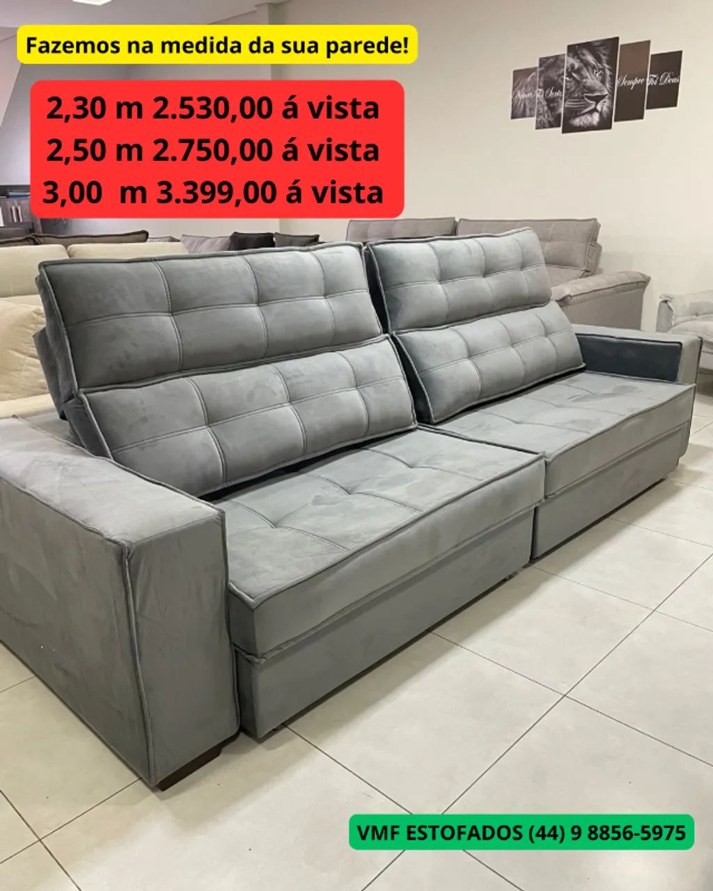 Sofás Direto da Fábrica | Linha Premium | 1 Ano de Garantia - Foto 4