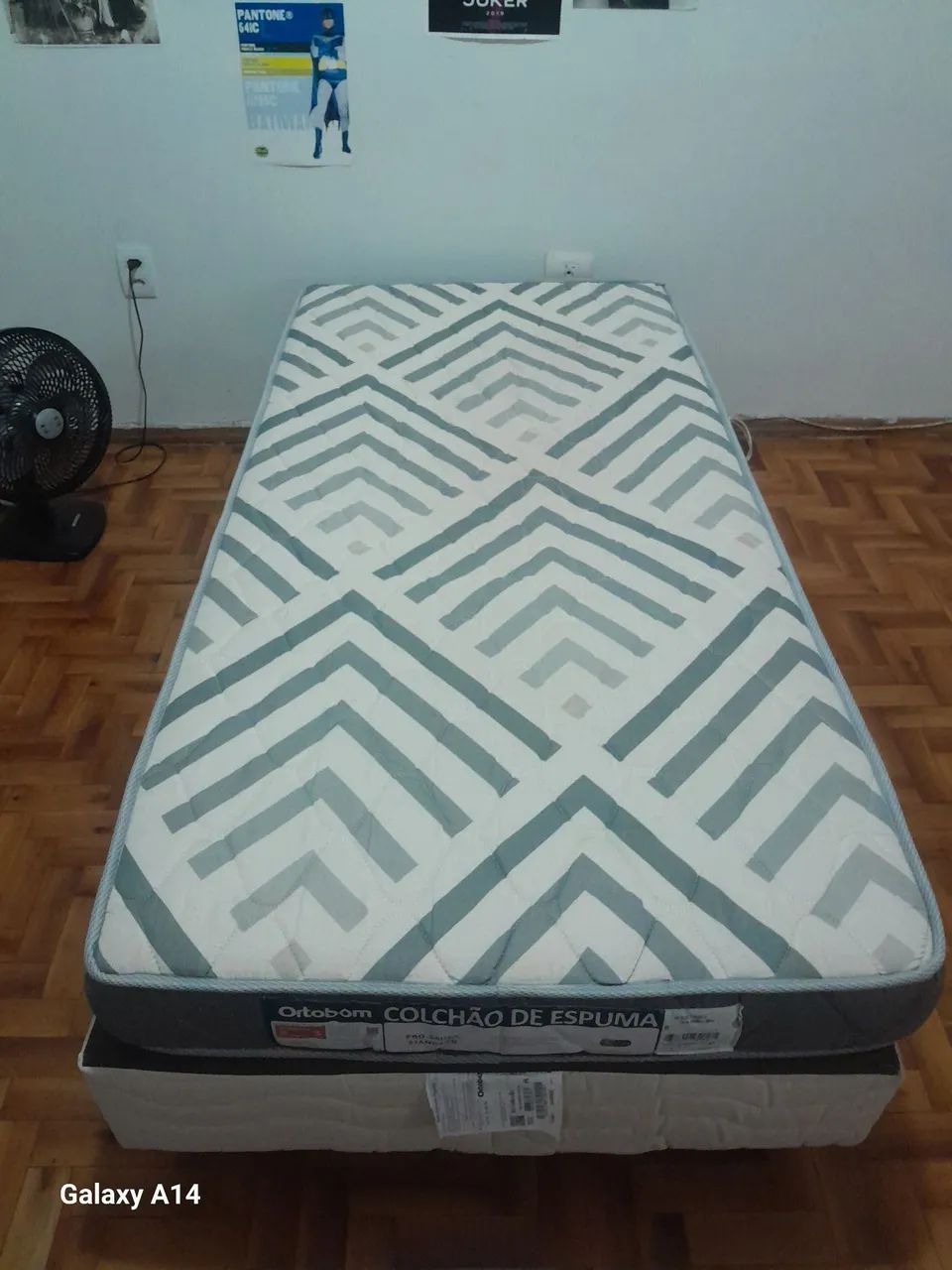 Cama Box Solteiro Ortobom + Colchão Pró Saúde Standard  - Foto 3