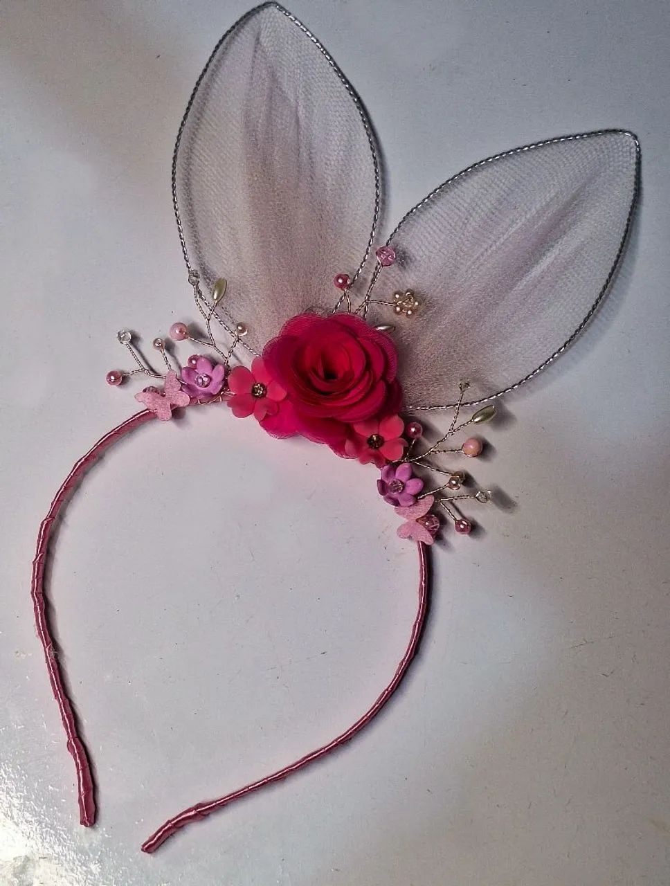 Tiara de luxo Coelhinha - Foto 4