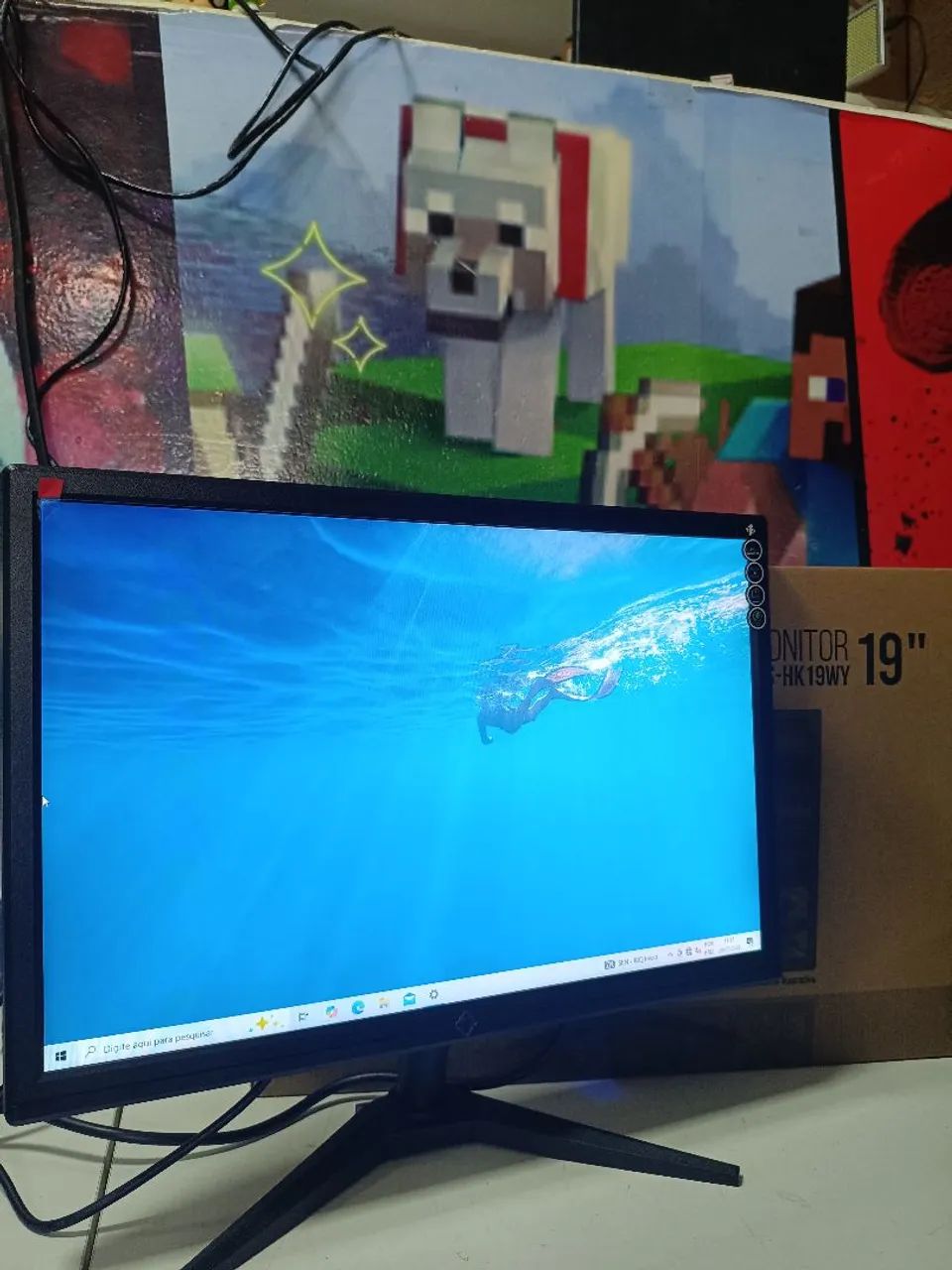 Monitor HDMI NOVO 19 POLEGADAS  - Foto 5