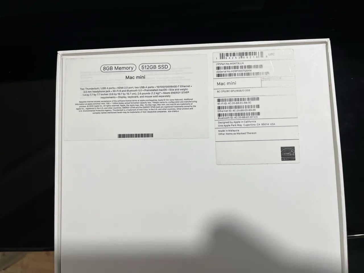 Mac Mini M1  8gb 512 GB novo  - Foto 3