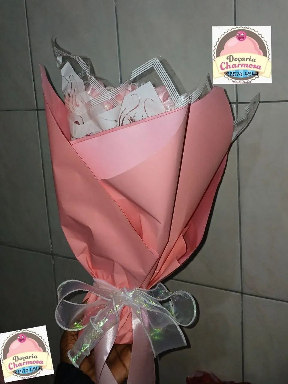 Boques de fita com chocolate  - Foto 3