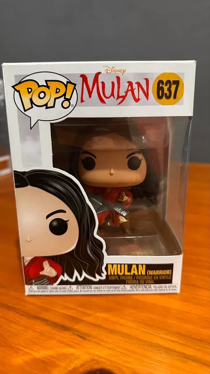 Funko Pop Mulan Warrior #637 Disney - Original com Caixa - Foto 3