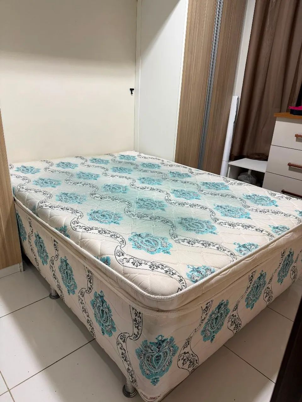 Cama Box de Casal - Excelente Estado | R$ 250 - Foto 2