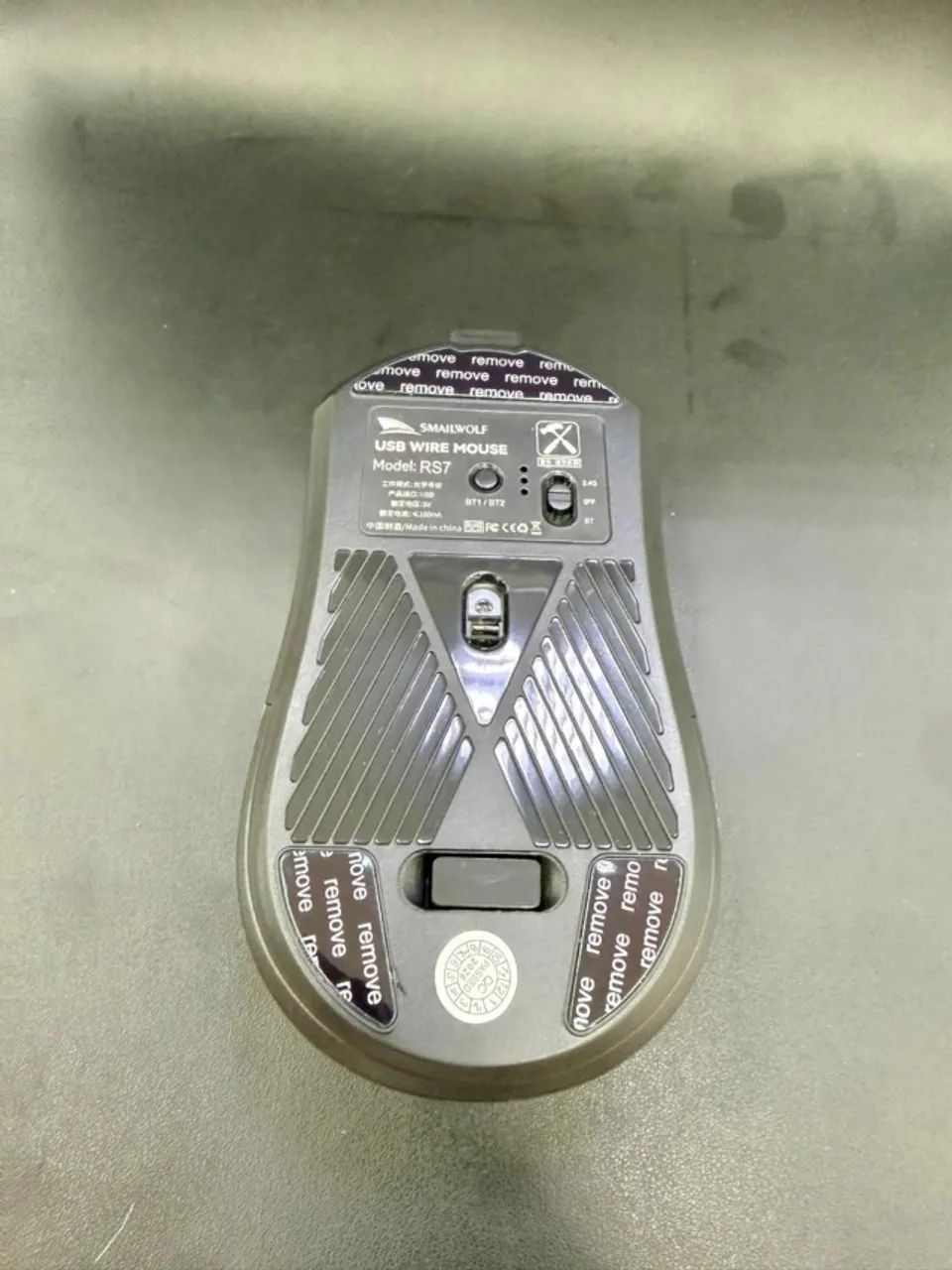 Mouse Gamer Sem Fio Smailwolf RS7 - Bluetooth + 2.4G + USB-C - Foto 3