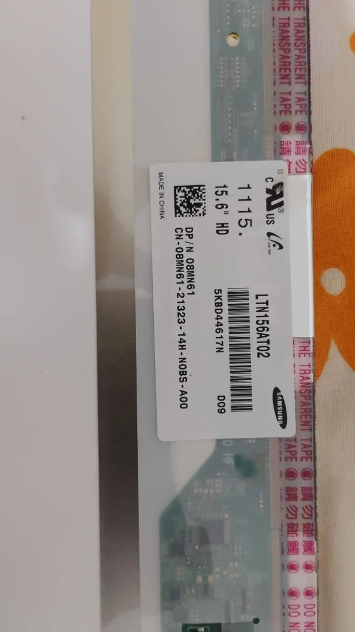 Tela 15.6" LED Para Notebook Dell Part Number LTN156AT02-A02 - Foto 4