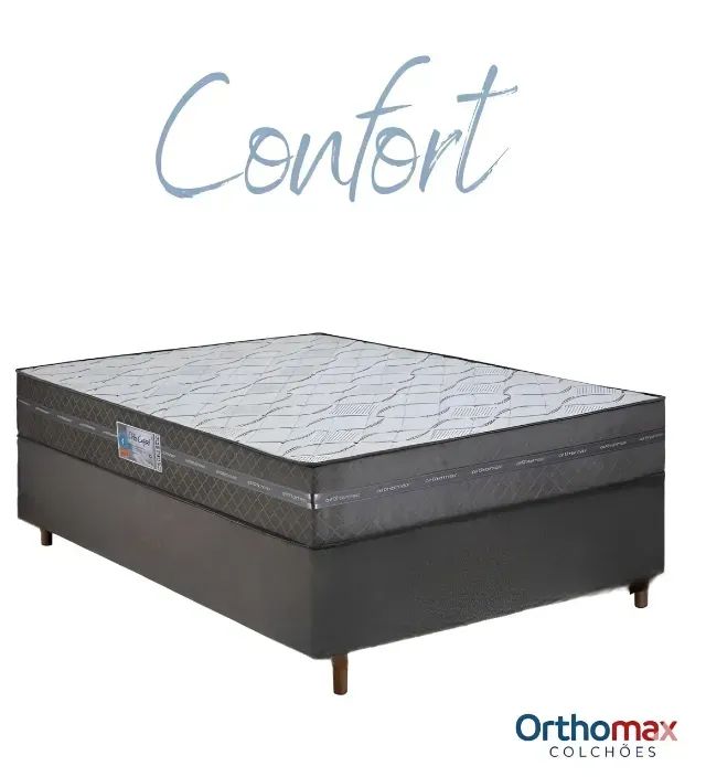 Base Casal Com Colchão D45 Orthomax Oferta Especial - Foto 2