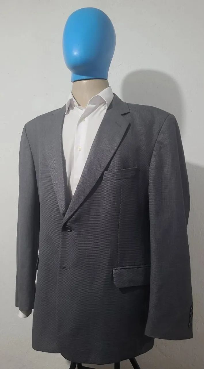 Blazer Slim Cinza N° 58, bonito, elegante, bem confortável, original, sofisticado.  - Foto 2