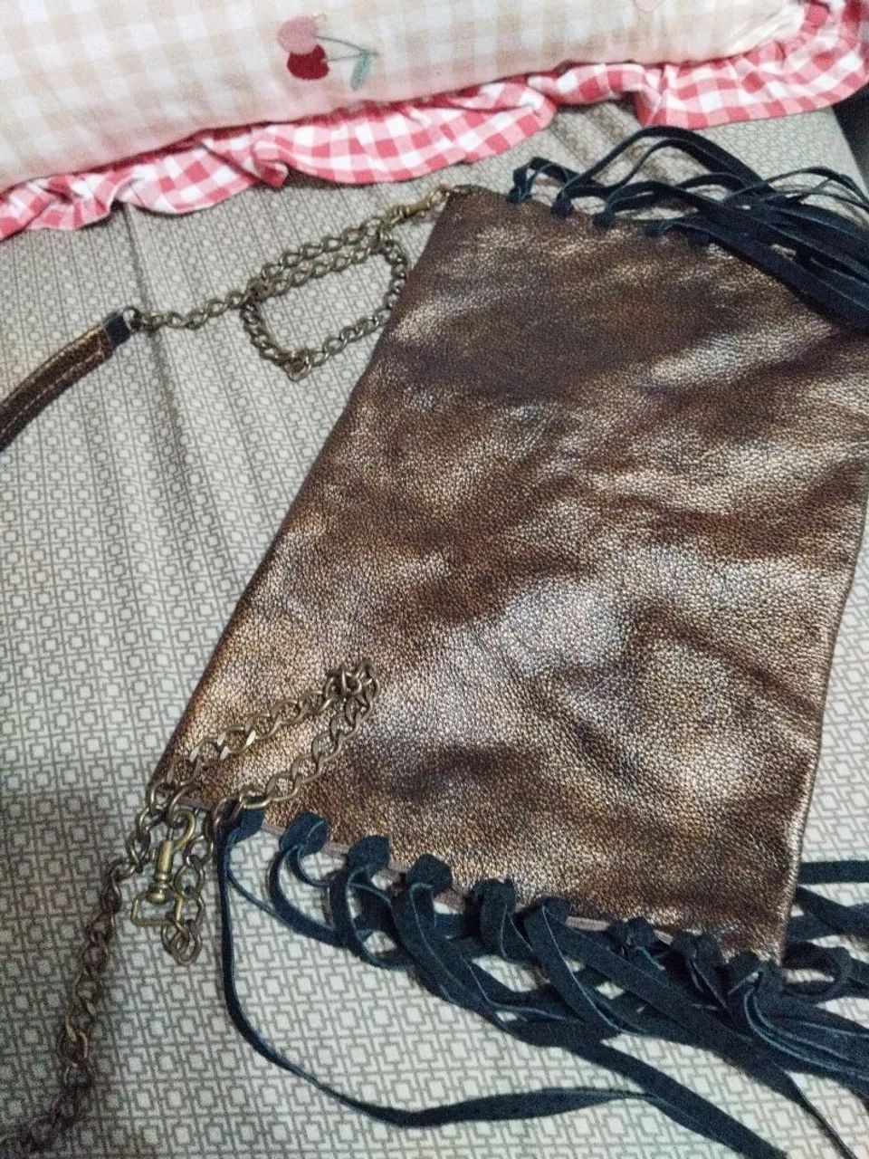 Bolsa jovem de couro  - Foto 5
