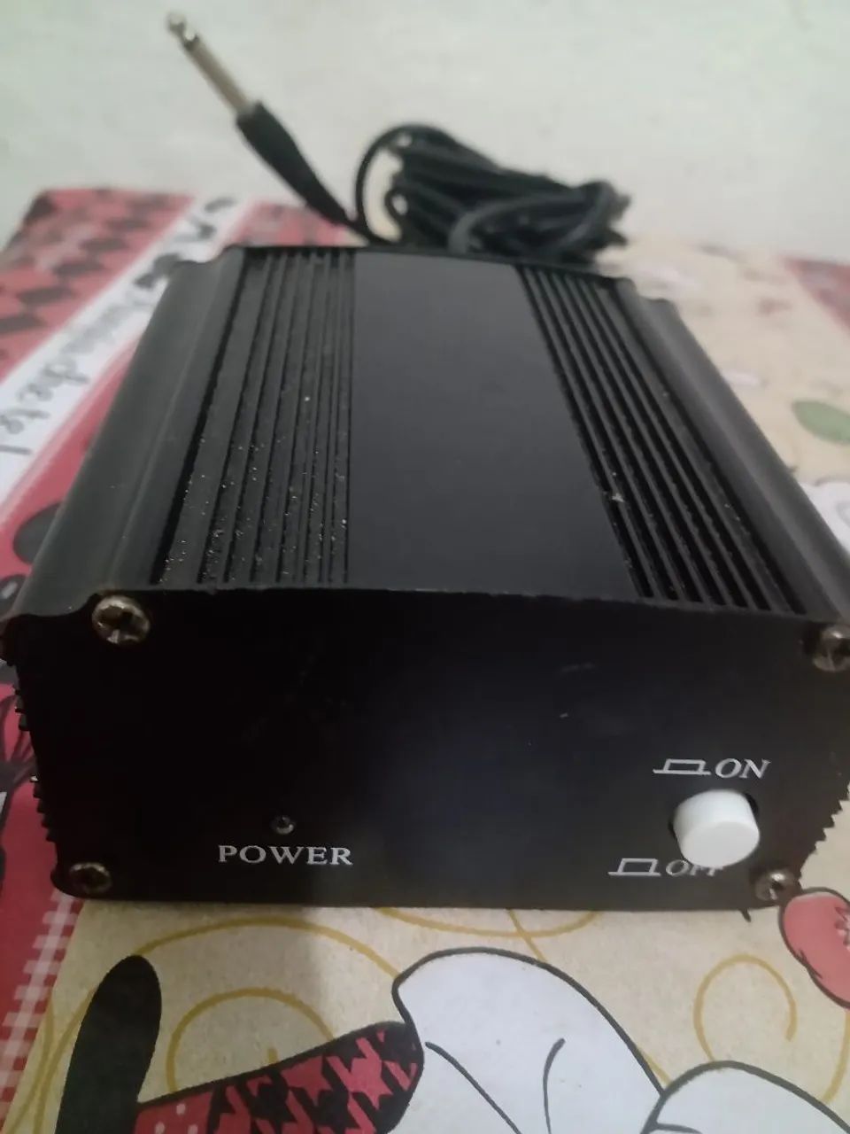 Phantom Power 48v p/microfone. mesa de som,e celular 