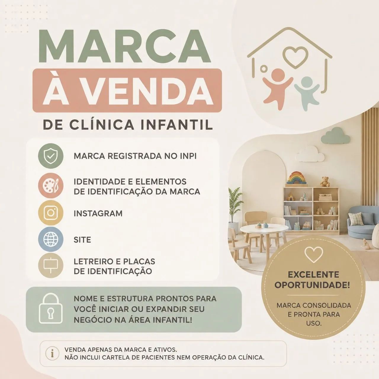 Marca de clinica infantil 