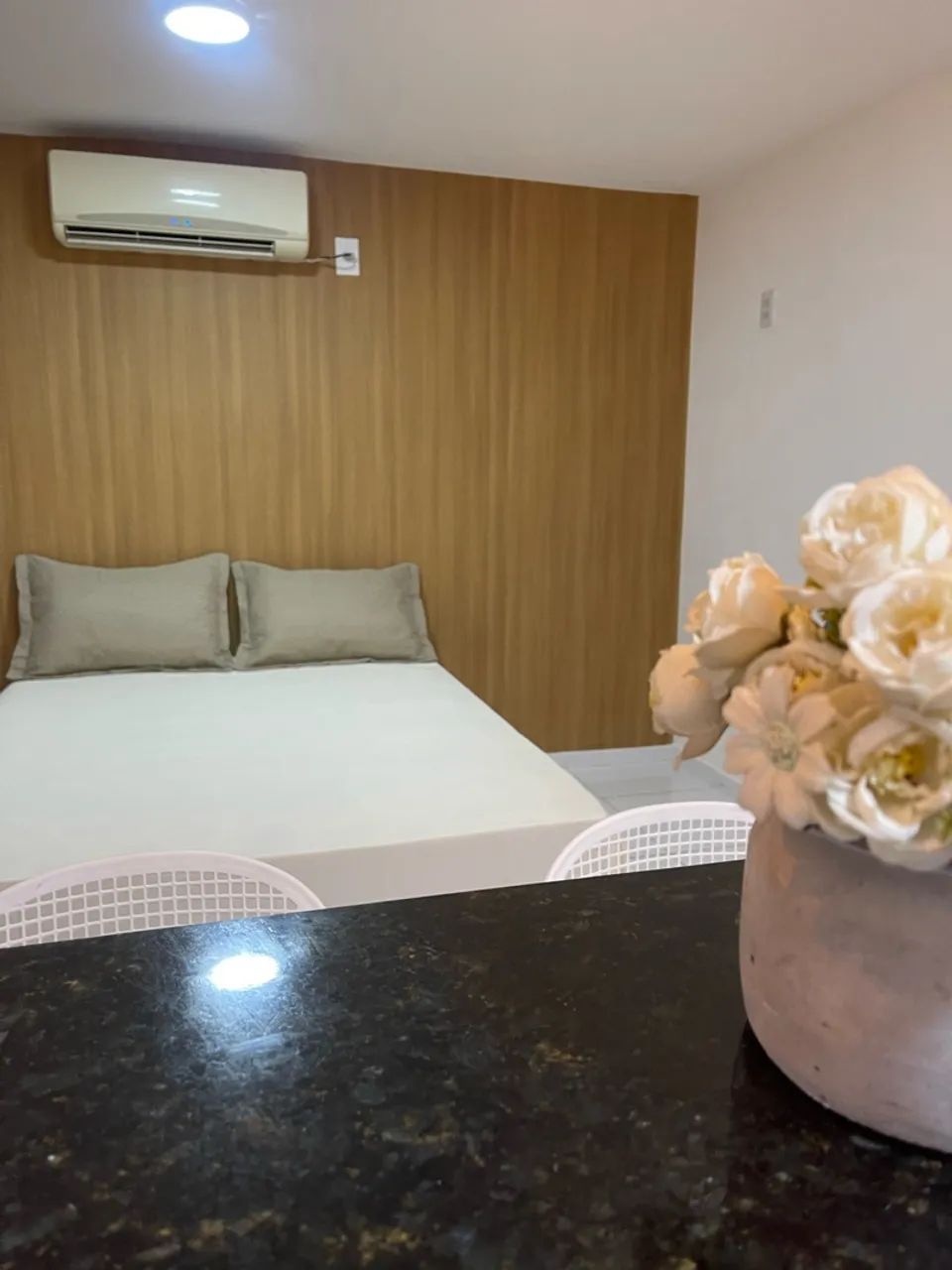     Kitnet mobiliada com cama, ar e cozinha - Natal/RN - Foto 5